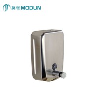 wall mount anti-vandal Stainless steel 304 brush 800ml hand manual shampoo liquid soap dispenser